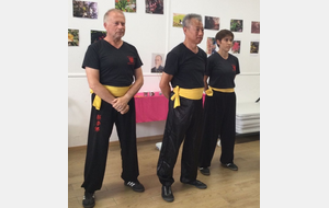 Stage avec Maître Wong : niveau ceintures ROUGES et NOIRES